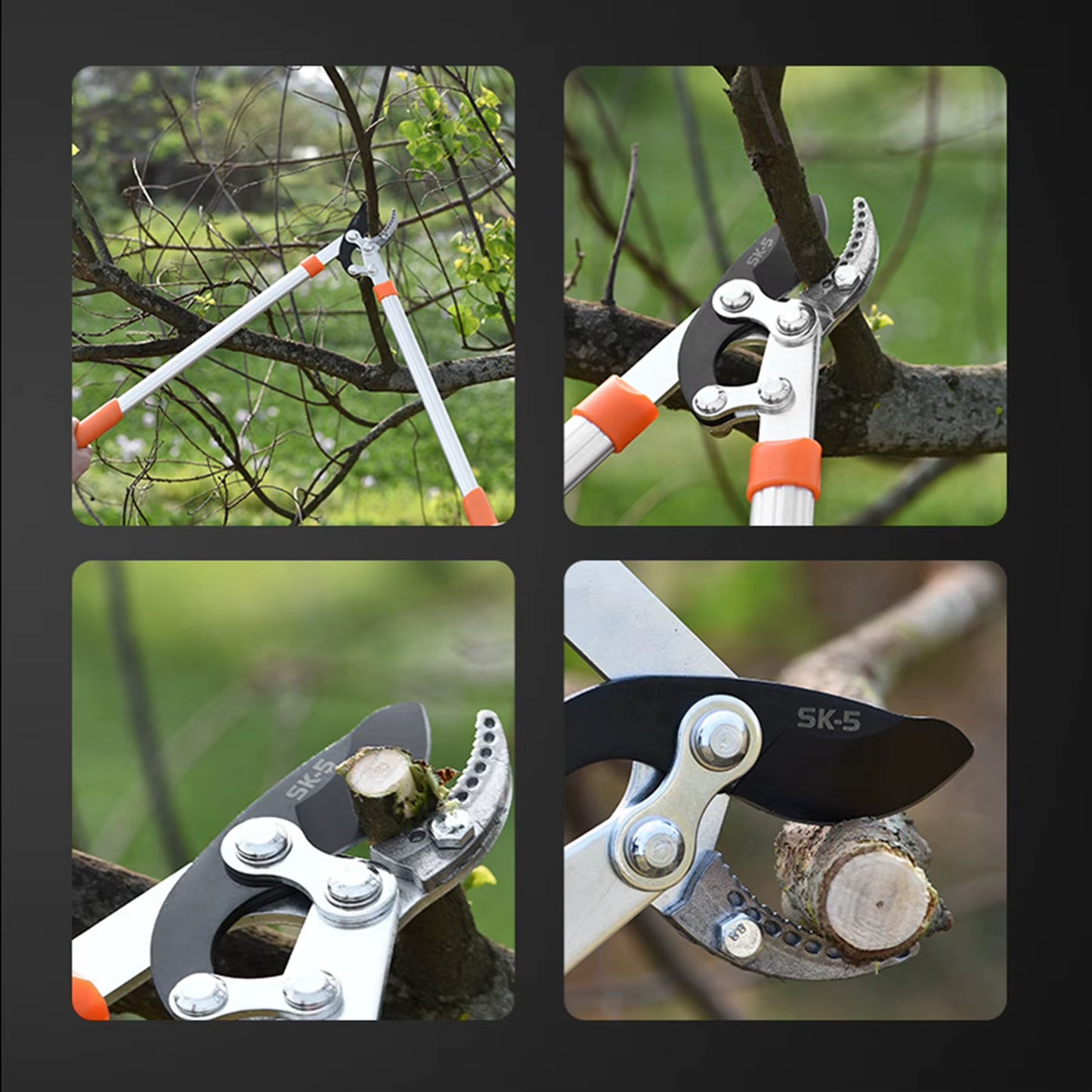 Loppers Sharp Anvil Lopper Professional Gardening Pruning Lopper Ratchet Loppers Secateurs Gardening Tool Kit