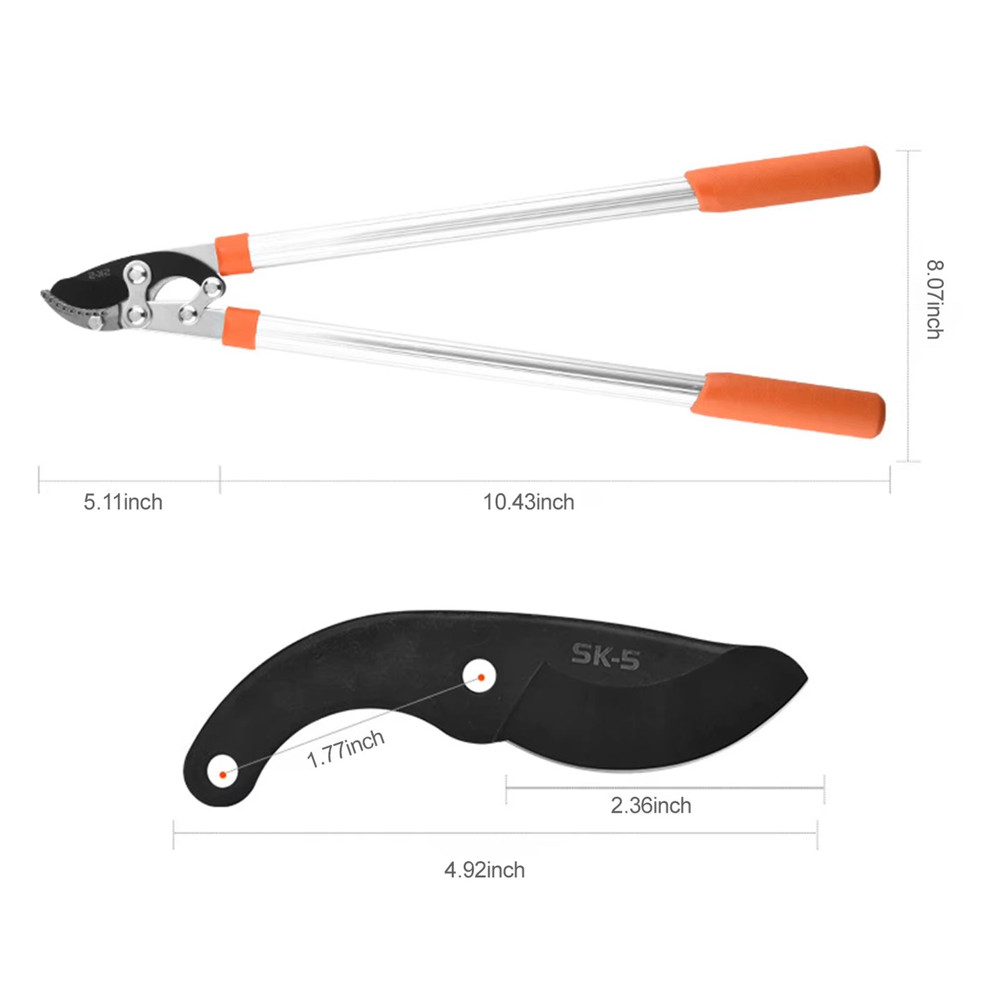 Loppers Sharp Anvil Lopper Professional Gardening Pruning Lopper Ratchet Loppers Secateurs Gardening Tool Kit